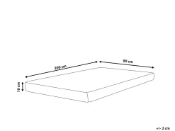 Materasso in schiuma PICCOLO Durezza media H2/3 90 x 200 cm