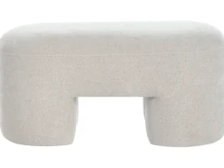 Panchina DECORAH Bouclé Beige chiaro