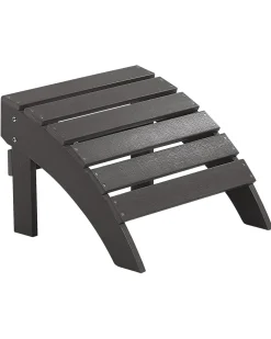 Poggiapiedi da giardino ADIRONDACK Grigio scuro