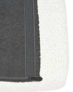 Poltrona a dondolo ANASET Bouclé Beige chiaro