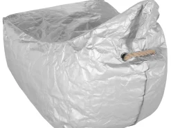 Poltrona sacco 200 L DROP 63 cm 75 cm Argento