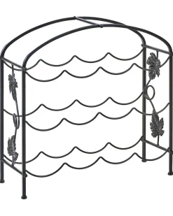 Porta bottiglie da vino BUNDORAN Metallo Nero