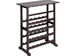 Porta bottiglie da vino ROWLEY Marrone scuro