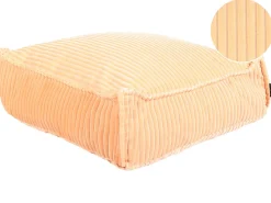 Pouf ALLOZAI Velluto Rosa pesca