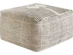 Pouf LUTZ Cotone Grigio