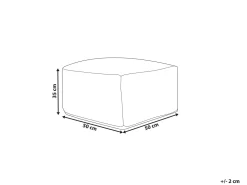 Pouf VISHVI Cotone Blu