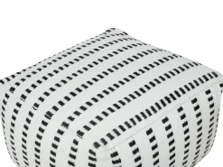 Pouf GAJAN Tessuto Bianco