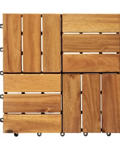 Rivestimenti e piastrelle da esterno ACERENZA Legno di acacia certificato Naturale