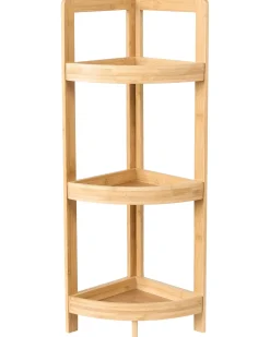 Scaffalatura ad angolo ILLAMPU Bambù Marrone chiaro