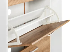 Scarpiera MACKAY Marrone chiaro/Bianco