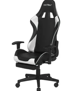 Sedia da gaming VICTORY Pelle sintetica Bianco