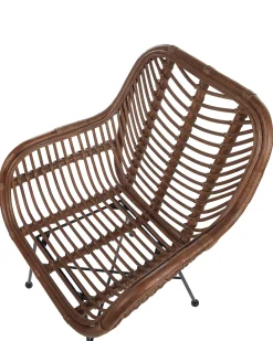 Sedia da pranzo CANORA Rattan Marrone