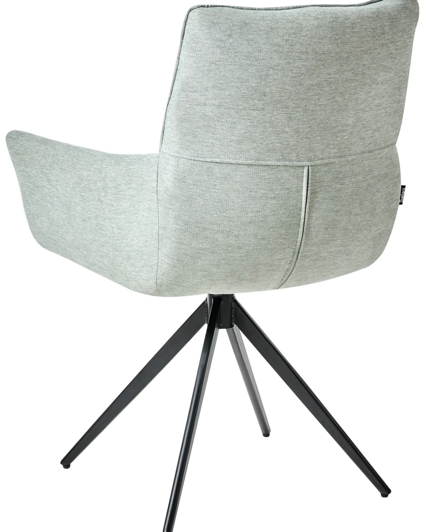 Sedia da pranzo CORBIE Tessuto Verde menta