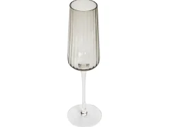 Set di 4 flûte da champagne QUARTZ 230 ml Grigio