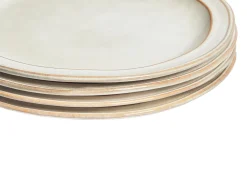 Set di 12 stoviglie CHIVES Gres porcellanato Beige chiaro