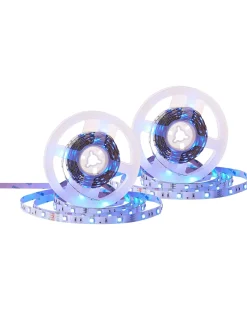 Set di 2 strisce luminose a LED KIKORI 500 cm con telecomando Multicolore