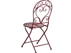 Set bistrot ALBINIA Metallo Bordeaux