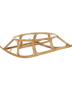 Set di 2 sedie a dondolo ORVIETO Rattan Naturale