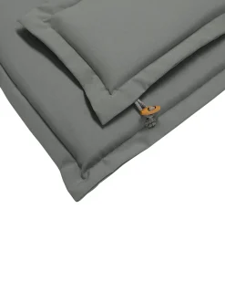 Set di 6 sedie da giardino con cuscini JAVA Legno d'acacia Grigio grafite