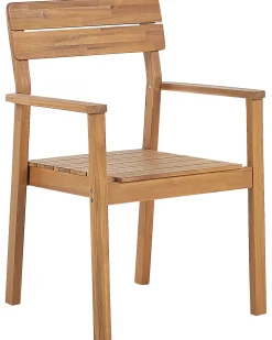 Set di 6 sedie da giardino FORNELLI Legno d'acacia Marrone