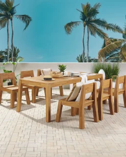 Set di 6 sedie da giardino LIVORNO Legno d'acacia Marrone