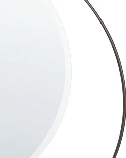 Specchio AGDE 50 cm 50 cm Metallo Nero