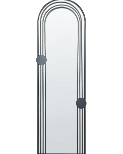 Specchio AJAIN 45 cm 146 cm Metallo Nero