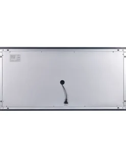 Specchio da bagno con luce LED AVRANCHES 120 cm 60 cm Argento