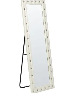 Specchio da terra ANSOUIS 150 cm Pelle sintetica Bianco
