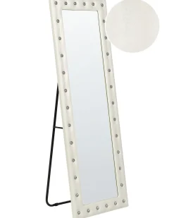 Specchio da terra ANSOUIS 150 cm Pelle sintetica Bianco