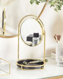Specchio per make-up INDRE Oro