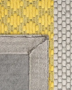 Tappeto AKKAYA Giallo 140 x 200 cm Lana
