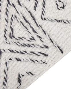 Tappeto ALKENT Bianco 160 x 230 cm Lana