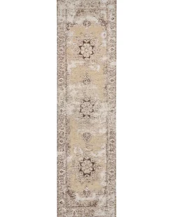 Tappeto ALMUS Marrone 80 x 300 cm Cotone