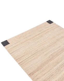 Tappeto AMRAVATI Nero/Beige 160 x 230 cm Iuta