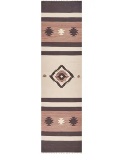 Tappeto ARAGATS Beige 80 x 300 cm Cotone Kilim