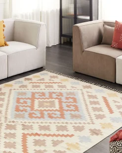 Tappeto ATAN Multicolore 200 x 300 cm Cotone Kilim