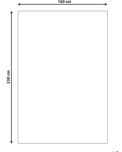 Tappeto EZINE Beige 160 x 230 cm Lana