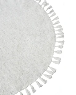 Tappeto MITSOBI Bianco ø 120 cm Cotone