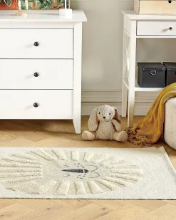 Tappeto per bambini BALARI Beige 80 x 150 cm Cotone