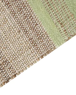 Tappeto TALPUR Verde chiaro 160 x 230 cm Iuta