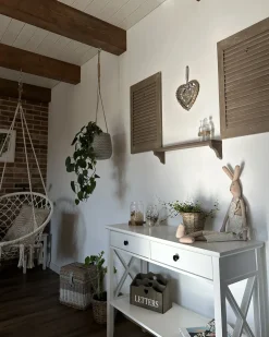Tavolino consolle AVENUE Bianco
