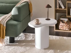 Tavolino ARSOLI 43 cm 58 cm Bianco sporco