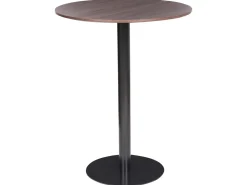 Tavolo da bar MORELLA Nero/Marrone scuro 80 cm 80 cm