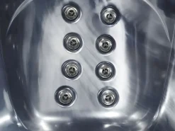 Vasca idromassaggio da esterno con LED TULAROSA Grigio grafite