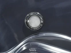 Vasca idromassaggio da esterno con LED TULAROSA Grigio grafite