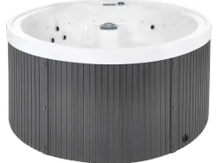 Vasca idromassaggio da esterno con LED MARFIL Grigio scuro