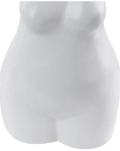 Vaso da fiori AIGIO Ceramica 25 cm Bianco
